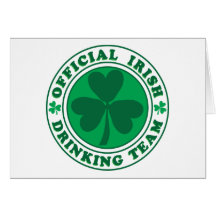 Irish Drinking Team/St. Patrick's Day Card