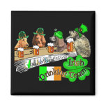 Irish Drinking Team St Patricks Day magnets