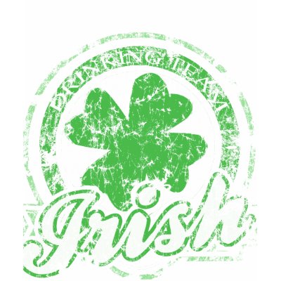 Irish Drinking Team t shirt by clonecire