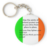 Irish Driver's Blessing keychains