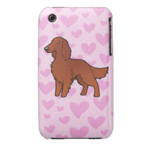 Irish / English / Gordon / R&W Setter Love iPhone 3 Case