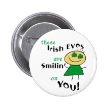 Irish Eyes are Smiling Button