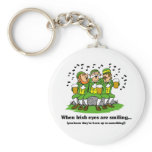 Irish eyes are smiling keychains