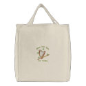 Irish Eyes embroidered bags