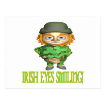 Irish Eyes Smiling Postcard