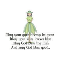 Irish Fairy Girl 1 - Irish Quote Tshirt