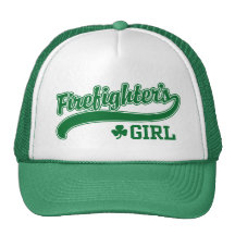 Irish Firefighter's Girl Mesh Hats