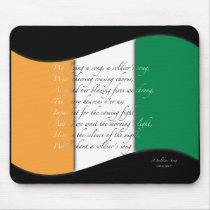 Irish flag/Anthem Mouse Pads