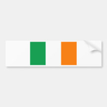 IRISH FLAG BUMPER STICKERS