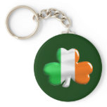 Irish Flag Clover keychains