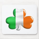 Irish Flag Clover Mousepads