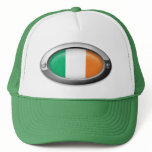Irish Flag in Steel Frame hats