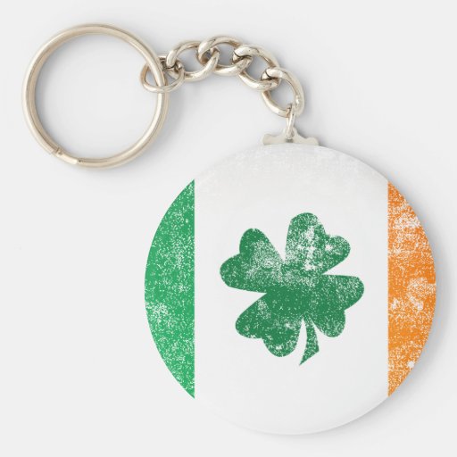 Irish Flag Key Chain