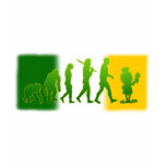 Irish flag Leprechaun evolution gear t-shirts