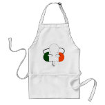 Irish Flag Mask aprons