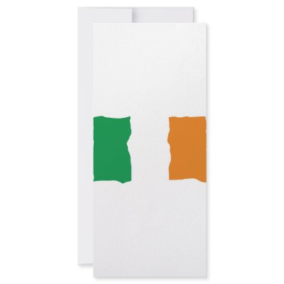 Irish Flag Rack Card Template by McBain