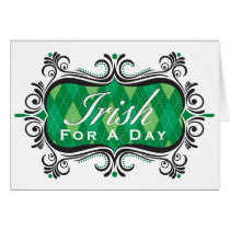 Irish for a Day Greeting Card