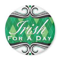 Irish for a Day Fridge Magnet