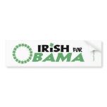 Irish for Obama Bumper Stickers bumper stickers