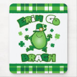 Irish Frog Erin Go Bragh Mousepad