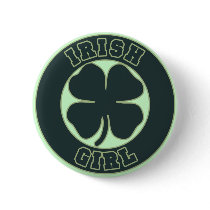 Irish Girl Pinback Button