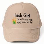 Irish Girl Drinking Buddy hats