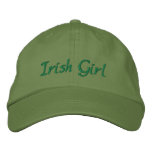 Irish Girl embroidered hats