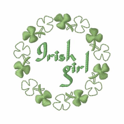 Irish Girl Polo Shirt by EmbroideredGifts4You
