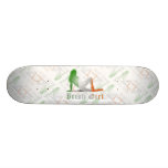 Irish Girl Flag Skateboard