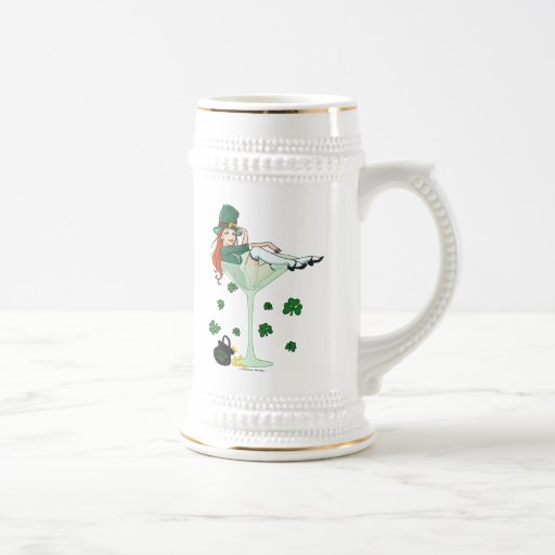 Irish Girl Martini Coffee Mugs