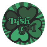 Irish Girl Stickers