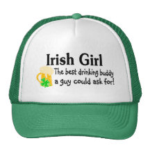 Irish Girl The Best Drinking Buddy A Guy Could Ask Mesh Hats