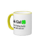 Irish Girl The Best Drinking Buddy A Guy Could mugs