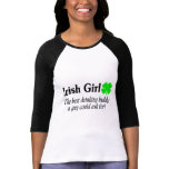 Irish Girl The Best Drinking Buddy A Guy Could t-shirts