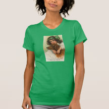 Irish girl with her dog tee shirts