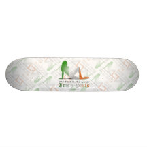 Irish Girls are Best Flag Skate Boards