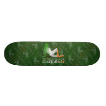 Irish Girls are Best Flag Skate Boards