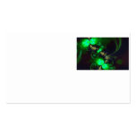 Irish Goblin – Emerald and Gold Ribbons Business Card Templates