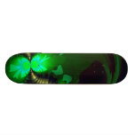 Irish Goblin – Emerald and Gold Ribbons Skate Board Deck