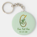 Irish Gold Monogram C Key Chains