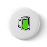 Irish Green Beer Mug buttons