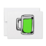 Irish Green Beer Mug invitations