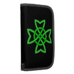 Irish Green Celtic Knot Folio Planner