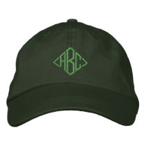 Irish Green Custom Monogrammed Embroidered Hat