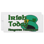 Irish Hangover rack cards