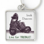 Irish Hard Shoes Customisable Keychain