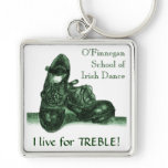 Irish Hard Shoes Customisable Keychain
