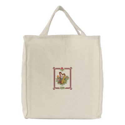Irish Harp Bag by Embroidery4U