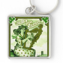 Irish Harpist keyring Key Chains