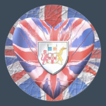 Irish Heart stickers
